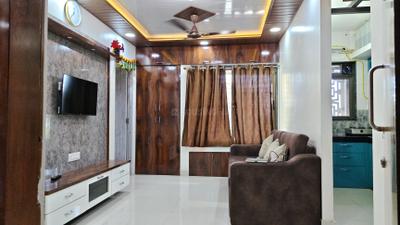 Living Room Image of 620 Sq.ft 1 BHK Apartment / Flat for rent in Ulwe Navi Mumbai for Rs. 28000