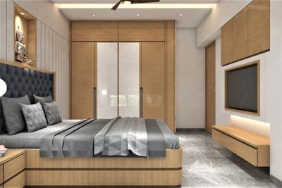 Bedroom Image of 2200 Sq.ft 4 BHK Apartment / Flat for sale in Bhumiraj Hermitage, Sanpada Navi Mumbai for Rs. 55000000