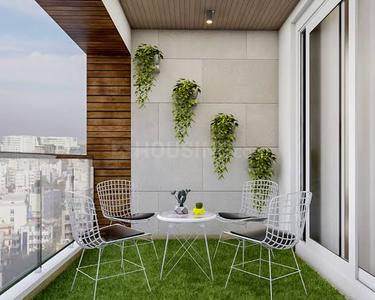 Balcony Image of 1260 Sq.ft 3 BHK Duplex for sale in Shriram Symphony, Uttarpara Hooghly for Rs. 7300000