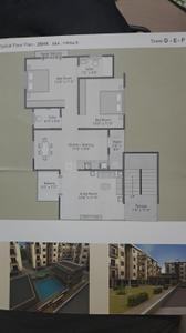 Image of 745 Sq.ft 2 BHK Apartment / Flat for sale in Dream Garden, Sayajipura, Vadodara for Rs. 3000000