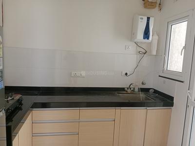 Kitchen Image of 1150 Sq.ft 3 BHK Apartment / Flat for rent in Godrej Infinity, Mundhwa Pune for Rs. 45000