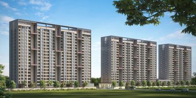 Image of 1120 Sq.ft 2 BHK Apartment / Flat for sale in Sahyadri Plumeria, Moshi, Pune for Rs. 6700000