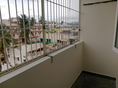 Balcony Image of 1650 Sq.ft 3 BHK Apartment / Flat for rent in Everest Elegance, Tatabad Coimbatore for Rs. 34000