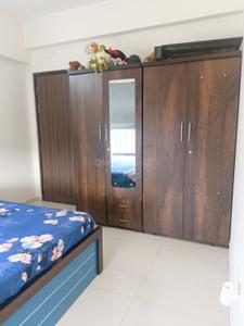 Bedroom Image of 1400 Sq.ft 3 BHK Apartment / Flat for rent in Adani Amogha, Shantigram Ahmedabad for Rs. 40000