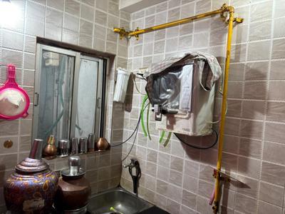 Kitchen Image of 558 Sq.ft 2 BHK Apartment / Flat for sale in Ghanteshwer Rajkot for Rs. 2250000