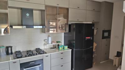 Kitchen Image of 2215 Sq.ft 3 BHK Apartment / Flat for sale in Unitech Uniworld City, New Town Kolkata for Rs. 21500000