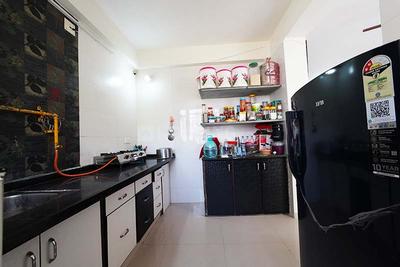 Kitchen Image of 1278 Sq.ft 2 BHK Apartment / Flat for sale in Swagat Flamingo, Sargasan Gandhinagar for Rs. 6500000