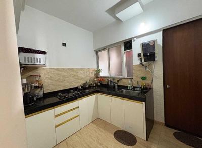 Kitchen Image of 800 Sq.ft 2 BHK Apartment / Flat for rent in VTP Leonara Building B, Mahalunge Pune for Rs. 35000