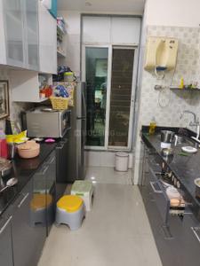 Kitchen Image of 610 Sq.ft 1 BHK Apartment / Flat for sale in Newa Garden II, Airoli Navi Mumbai for Rs. 9000000