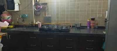 Kitchen Image of 900 Sq.ft 3 BHK Apartment / Flat for sale in Orchid Paradise, South Bopal Ahmedabad for Rs. 7800000