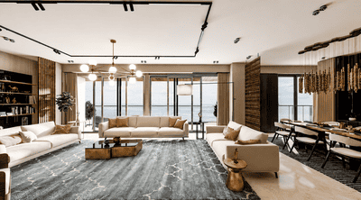 Living Room Image of 1915 Sq.ft 4 BHK Apartment / Flat for sale in Techno Aakasa, Worli Mumbai for Rs. 136000000