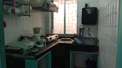 Kitchen Image of 1000 Sq.ft 3 BHK Apartment / Flat for sale in Bijoygarh Kolkata for Rs. 7500000