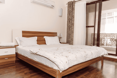 Bedroom Image of 3645 Sq.ft 4 BHK Apartment / Flat for sale in Mahaprabhu Harmony Harikesh Tower A B C, Science City Ahmedabad for Rs. 25500000
