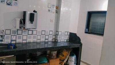 Kitchen Image of 650 Sq.ft 1 BHK Apartment / Flat for rent in Shree Sai Siddhivinayak Sankul, Pathardi Phata Nashik for Rs. 8700