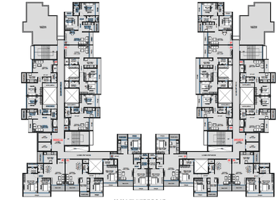 Image of 1100 Sq.ft 2 BHK Apartment / Flat for sale in Bhagwati Elysia II, Pushpak Nagar, Navi Mumbai for Rs. 7500000