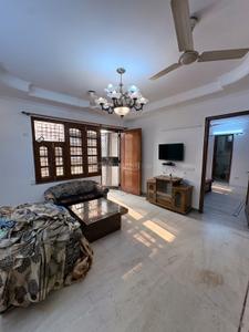 Living Room Image of 1575 Sq.ft 3 BHK Builder Floor for rent in Kalkaji New Delhi for Rs. 80000