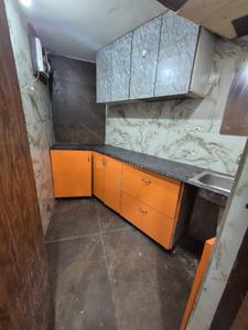 Kitchen Image of 350 Sq.ft 1 RK Builder Floor for rent in Ramesh Nagar New Delhi for Rs. 20000