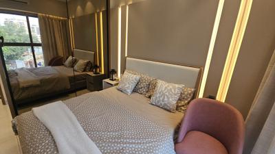 Bedroom Image of 1250 Sq.ft 3 BHK Apartment / Flat for sale in Puravankara Purva Panorama, Thane West Thane for Rs. 30100000
