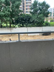 Balcony Image of 1500 Sq.ft 3 BHK Apartment / Flat for rent in Shri Radha Aqua Garden, Noida Extension Greater Noida for Rs. 21000