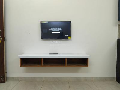 Bedroom Image of 450 Sq.ft 1 BHK Builder Floor for rent in Mahalakshmi Nagar Indore for Rs. 17000