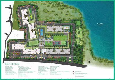 Image of 1600 Sq.ft 3 BHK Apartment / Flat for sale in Ajmera Lakeside Paradise, Yelahanka, Bengaluru for Rs. 17000000