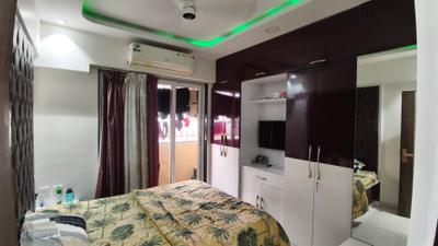 Bedroom Image of 900 Sq.ft 2 BHK Apartment / Flat for rent in Vedant Shree Gopinath Sublime, Kalwa Thane for Rs. 40000