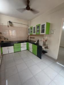 Kitchen Image of 700 Sq.ft 1 BHK Apartment / Flat for rent in BU Bhandari Planet Millenium Apartment, Pimple Saudagar Pune for Rs. 20000