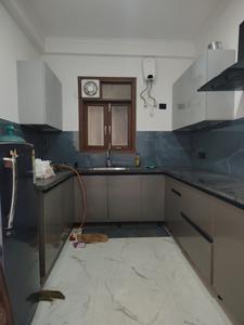 Kitchen Image of 1500 Sq.ft 3 BHK Builder Floor for rent in Said-Ul-Ajaib New Delhi for Rs. 65000