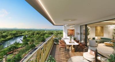 Balcony Image of 2200 Sq.ft 4 BHK Apartment / Flat for sale in Lodha Hanging Garden, Palava Phase 2 Thane for Rs. 30000000