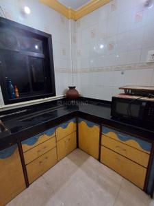 Kitchen Image of 650 Sq.ft 1 BHK Apartment / Flat for sale in Anand Vihar Complex, Kalwa Thane for Rs. 6500000