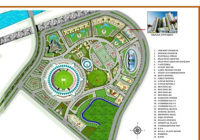 Image of 1911 Sq.ft 3 BHK Apartment / Flat for sale in Ekana Ontario R3, Gomti Nagar, Lucknow for Rs. 42500000