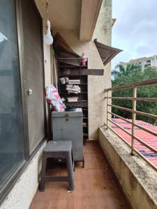 Balcony Image of 900 Sq.ft 2 BHK Apartment / Flat for rent in Mangala Mayurs Nature Glory, Kalwa Thane for Rs. 35000