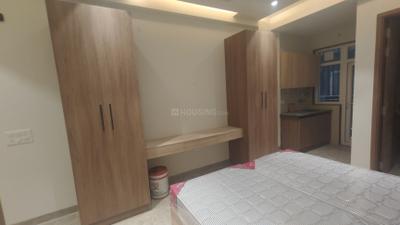 Bedroom Image of 500 Sq.ft 1 RK Builder Floor for rent in Sector 30 Gurgaon for Rs. 25000