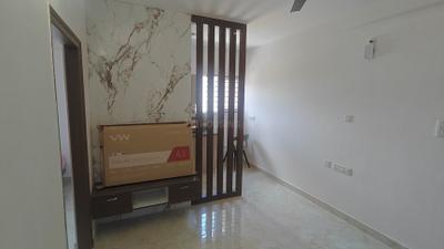 Living Room Image of 650 Sq.ft 1 BHK Apartment / Flat for rent in Thanisandra Bengaluru for Rs. 25000