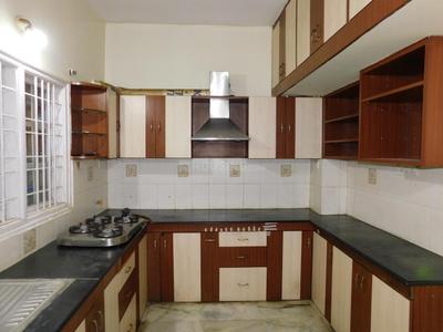 Kitchen Image of 1800 Sq.ft 3 BHK Apartment / Flat for rent in SMR Vinay Technopolis, Kothaguda Hyderabad for Rs. 60000