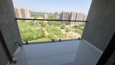 Balcony Image of 2000 Sq.ft 3 BHK Apartment / Flat for rent in Zundal Ahmedabad for Rs. 30000