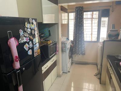 Kitchen Image of 1050 Sq.ft 2 BHK Apartment / Flat for rent in Raviraj Fortaleza Apartment, Kalyani Nagar Pune for Rs. 65000