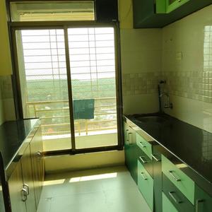 Kitchen Image of 1000 Sq.ft 2 BHK Apartment / Flat for rent in Sunshine Samriddhi Garden Wing C Gulmohar Wing D Deodhar, Bhandup West Mumbai for Rs. 55000