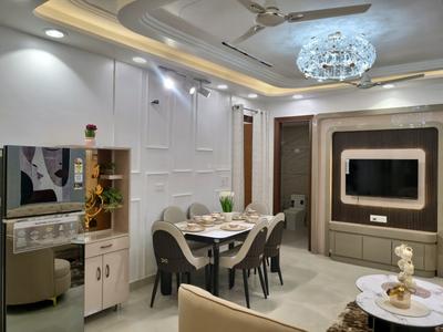 Living Room Image of 1200 Sq.ft 4 BHK Apartment / Flat for sale in Saarthi Affordable Homes, Hastsal New Delhi for Rs. 7500000