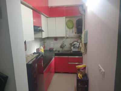 Kitchen Image of 585 Sq.ft 1 BHK Apartment / Flat for rent in Aditya Urban Homes, Bamheta Village Ghaziabad for Rs. 12999