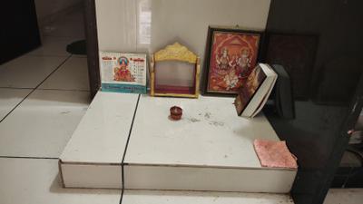 Pooja Room Image of 500 Sq.ft 1 RK Builder Floor for rent in Murai Mohalla Indore for Rs. 6000