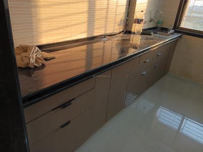 Kitchen Image of 1230 Sq.ft 3 BHK Apartment / Flat for rent in Airoli Navi Mumbai for Rs. 65000