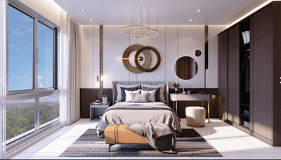 Image of 1221 Sq.ft 3 BHK Apartment / Flat for sale in Kumar Purab A3 Building, Magarpatta City, Pune for Rs. 13000000