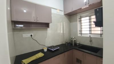 Kitchen Image of 900 Sq.ft 1 BHK Builder Floor for rent in Mahadevapura Bengaluru for Rs. 32000