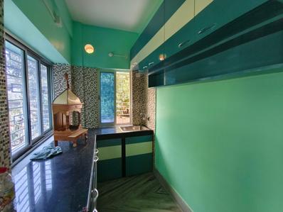 Kitchen Image of 1280 Sq.ft 3 BHK Apartment / Flat for sale in Dum Dum Kolkata for Rs. 10700000
