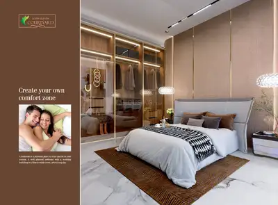 Bedroom Image of 1860 Sq.ft 3 BHK Apartment / Flat for sale in Seven Eleven Courtyard, Mira Road East Mira Bhayandar for Rs. 32500000