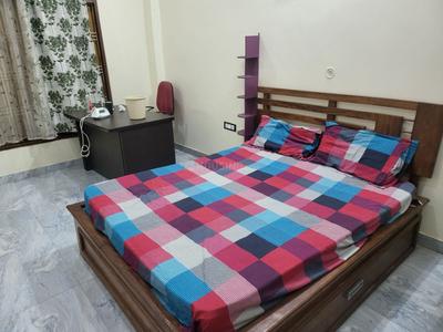 Bedroom Image of 1300 Sq.ft 2 BHK Builder Floor for rent in Krishna Nagar Lucknow for Rs. 30000