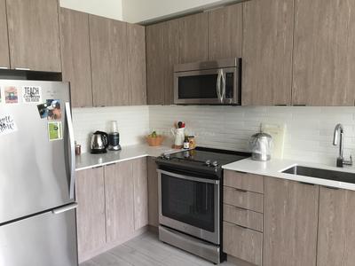 Kitchen Image of 480 Sq.ft 1 BHK Apartment / Flat for sale in Kalwa Thane for Rs. 2600000