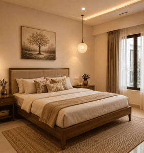 Bedroom Image of 3500 Sq.ft 5 BHK Villa for sale in Hathod Jaipur for Rs. 13500000