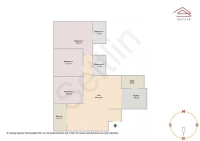 Image of 1553 Sq.ft 3 BHK Apartment / Flat for sale in Balagere, Bengaluru for Rs. 25600000